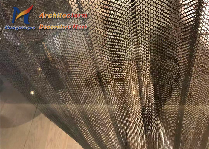 China Grey 10m 304 Stainless Steel Wire Mesh Window Curtains wholesale