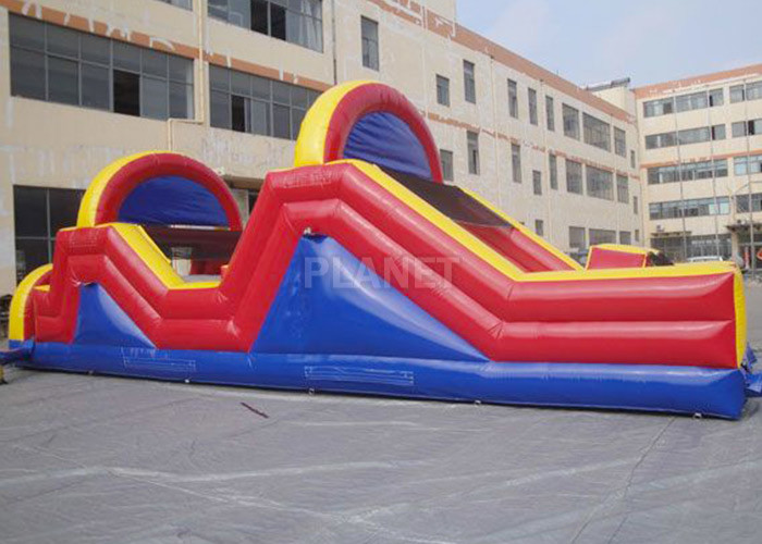 China Indoor / Outside Inflatable Obstacle Course Training Course Equipment wholesale