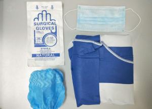 China Doctor Sterile Surgical Packs , Surgeon Gown Pack with Face Mask wholesale