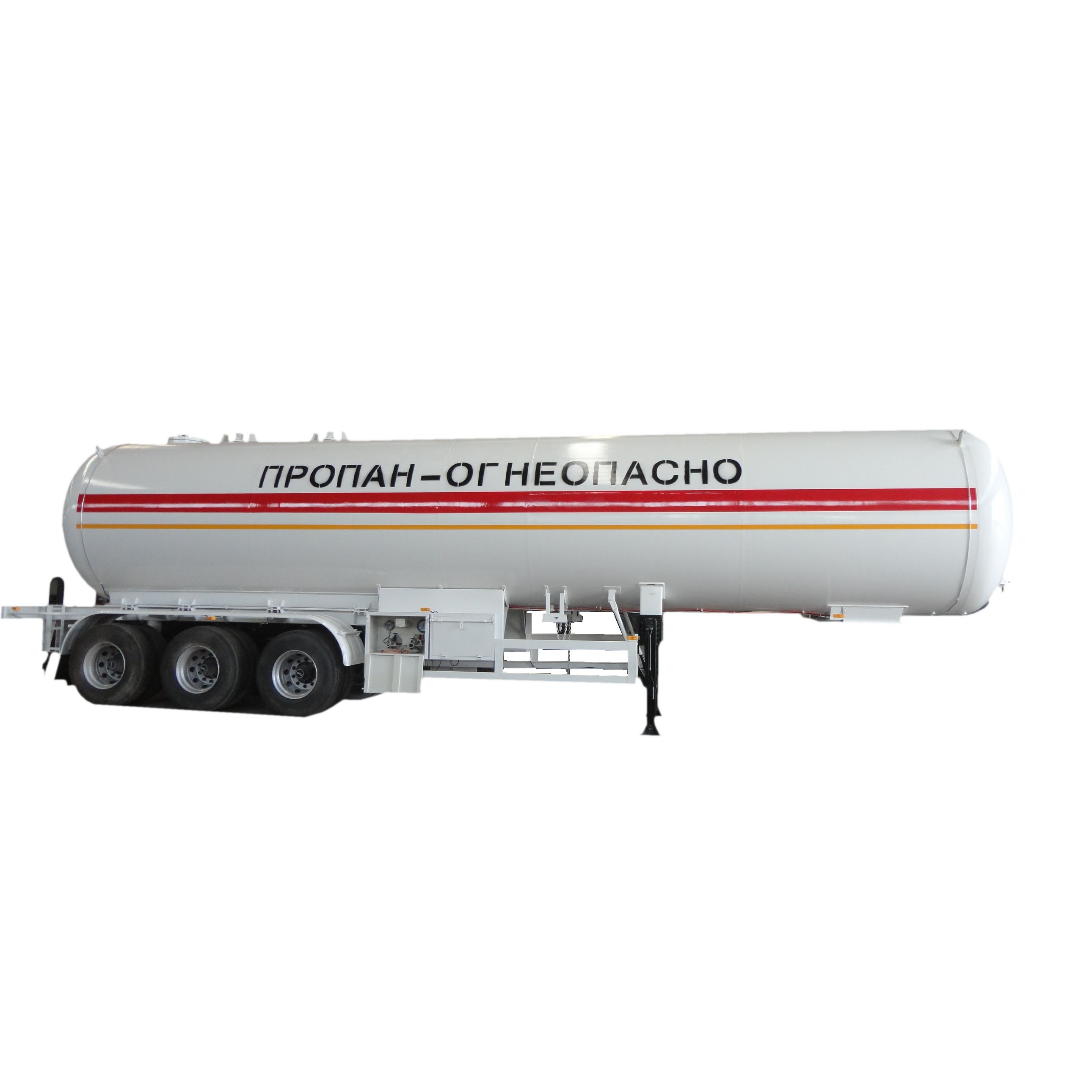 Quality New anhydrous ammonia 3 axles 56000l 58500l 61900l propane 25ton liquefied petroleum lpg gas tank truck semi trailer for sale