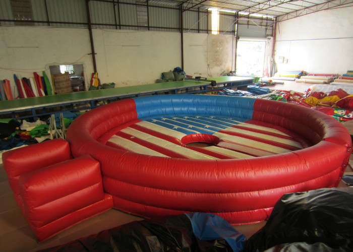 China Amusement Park Inflatable Sports Games Round Blow Up Sports Arena Dia.6m Customized wholesale