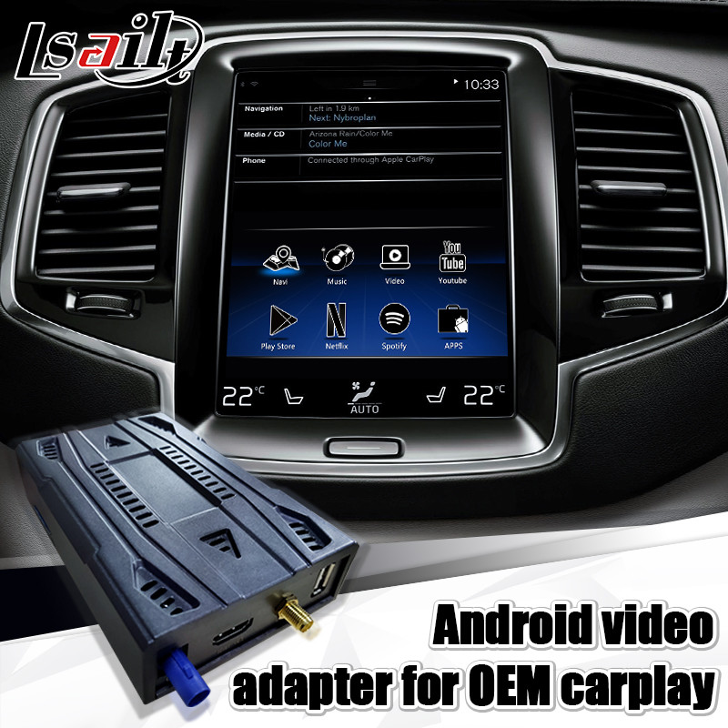 China RK3399 Android Video Interface Carplay AI Box 4GB RAM For Volvo S60 S90 wholesale