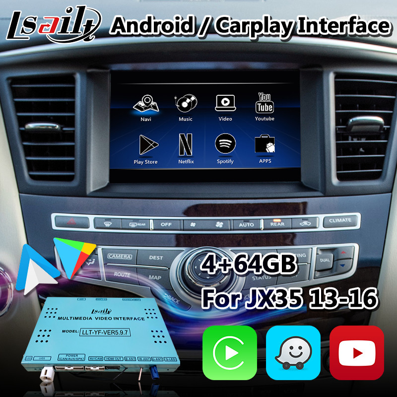 China Android Multimedia Carplay Interface for Infiniti JX35 With Waze Youtube Android Auto wholesale