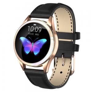 China Round Lady Style NRF 52832 Heart Rate Monitor Smartwatch wholesale