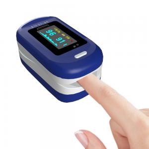 China Spo2 Finger Pulse Oximeter Blood Oxygen Saturation Heart Rate Monitor 2AAA Battery wholesale