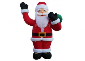 China Custom Advertising Christmas Inflatable Santa Inflatable Santa Claus For Holiday Celebrate wholesale