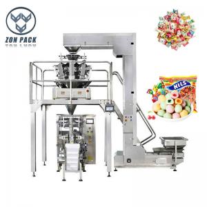 China PLC Pillow Bag Punch Packing Machine For Candy Sugar wholesale