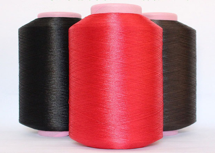 China Bright Black / Red Industrial Nylon6 FDY Yarn High Tenacity 100D To 6000D wholesale