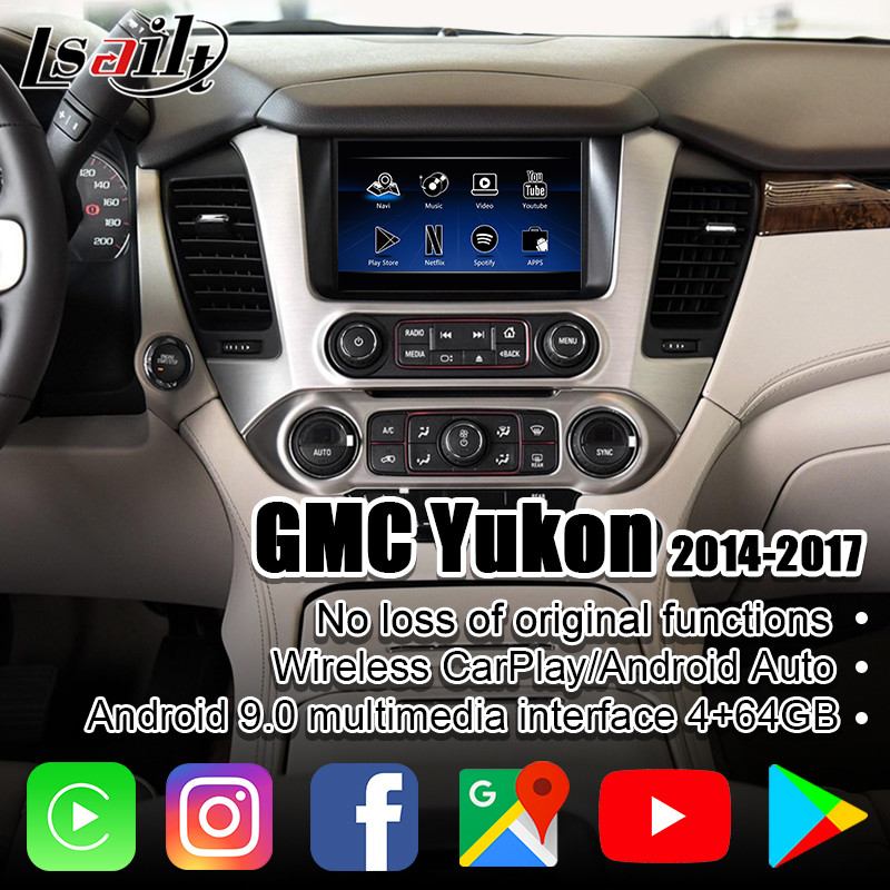 China 4GB Android Car Interface for GMC Yukon with NetFlix, YouTube, CarPlay, Android Auto PX6 RK3399 wholesale