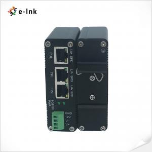 China Industrial Power Over Ethernet Splitter 2 Ports 12VDC Output WithSwitch Function wholesale