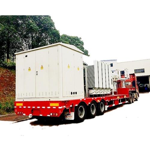 Quality Semi Trailer Mobile Transformer Substation 7.5mva 33kv Dry Type Easy Maintenance for sale