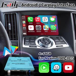 China Lsailt Android Carplay Interface for Nissan Maxima A35 2009-2015 With GPS Navigation Wireless Android Auto Waze Youtube wholesale