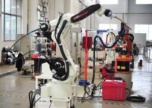 China Stainless Steel Robotic Automation Systems , Auto Exhaust Pipe Robotic Arm Welding Machine wholesale