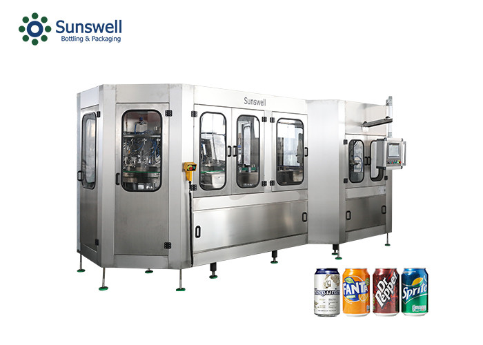 China Aluminum Can Soda Beverage Filling Production Line Carbonated Bottling Machine wholesale