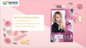 China Custom Pink Lipstick Vending Machine 55 Inch Touch Screen For Shopping Mall wholesale