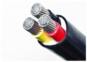 China Underground Low Voltage Power Cable / Low Voltage Outdoor Cable Black wholesale
