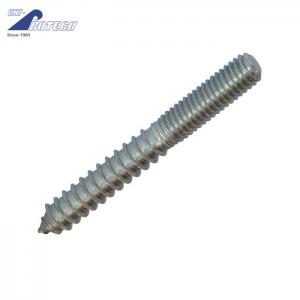 China Auto fasteners double end thread screw no hex in the middle customized size wholesale
