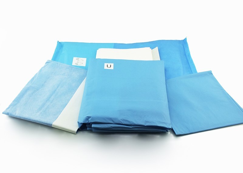 China Medical Sterile Surgical Packs Lower Extremity , Hand Leg Drape Angiography Pack wholesale