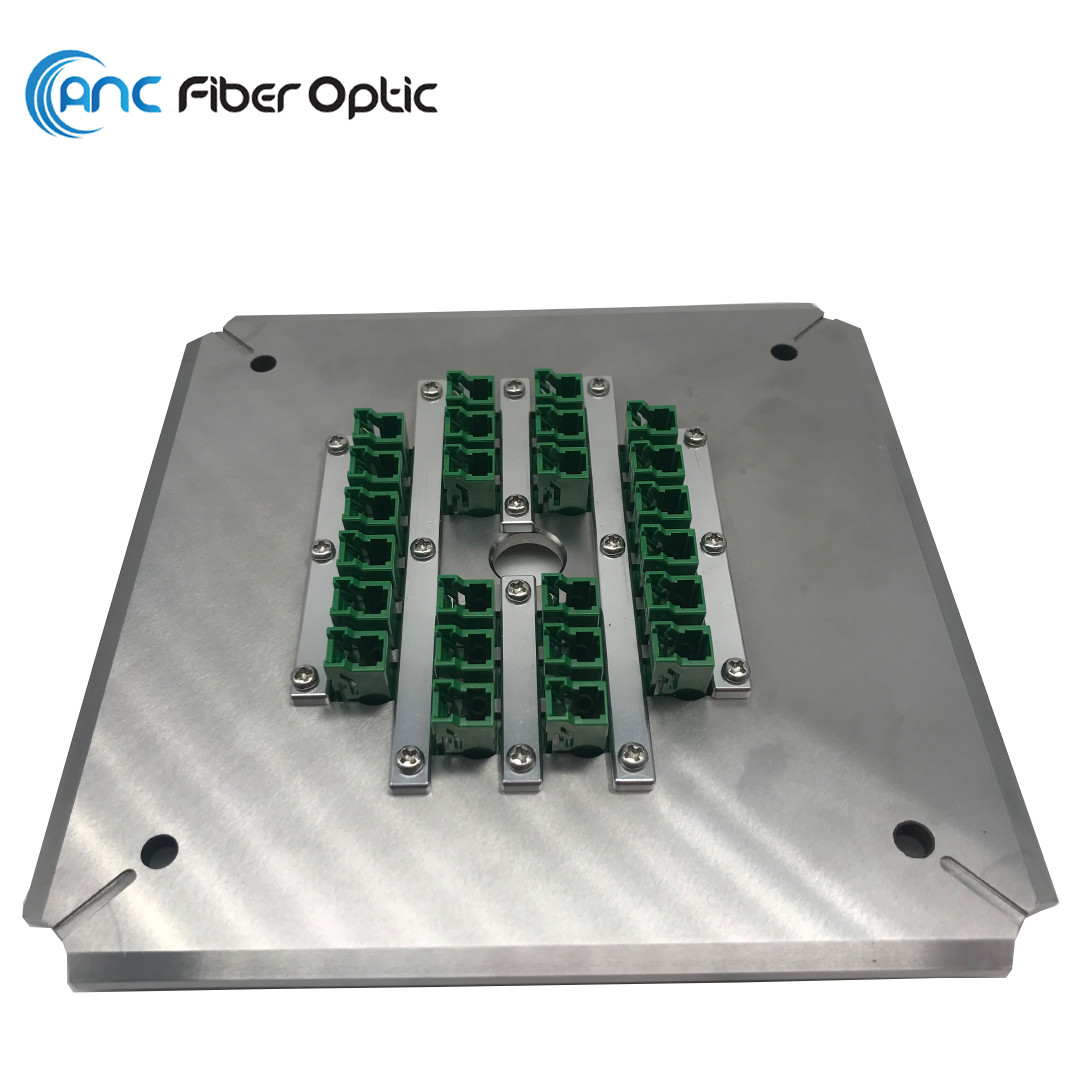 China 24 Port E2000 Fiber Optic Termination Tools Polishing Jig Plate wholesale