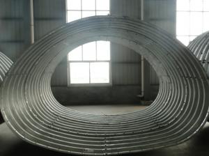 China Horseshoe shape corrugated steel pipe wholesale