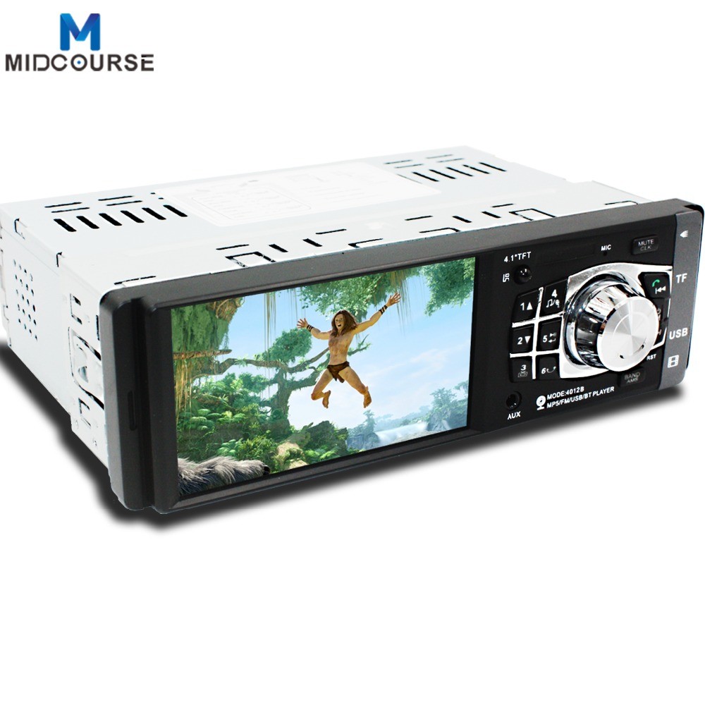 China Adjustable Single Din Navigation Radio  With Screen  CE FCC Certification wholesale