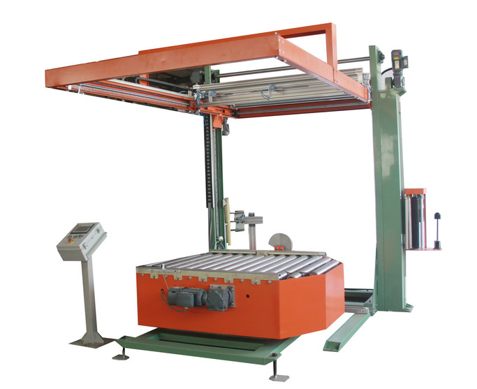 China 20T/h OD 260mm Rotary Automatic Pallet Wrapping Machine Use Rotary Stretch Wrapper wholesale