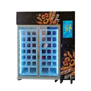 China 220V Frozen Cold Food bread Vending Machine Smart Refrigerator wholesale