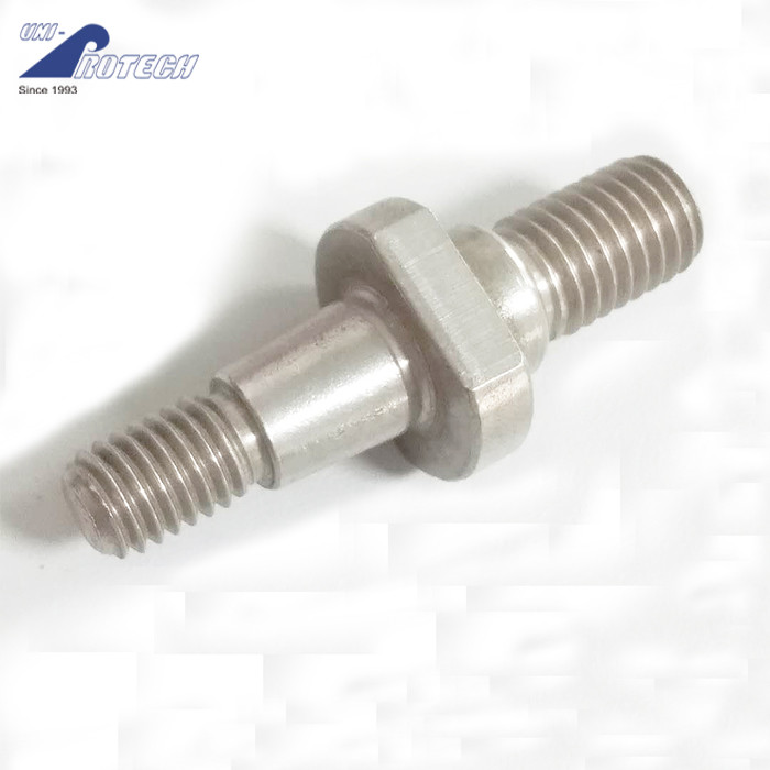 China Hex flange bolt with double end stainless steel 304/316 -uni-protech fasteners wholesale
