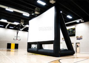 China Commercial 210D Inflatable Projector Movie Screen With Blower wholesale