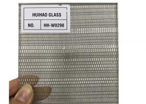 China Sliding Doors Elegant Wire 13mm Fabric Laminated Glass wholesale