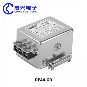 China DEA4-GD Rail Series EMI Filter 3A-20A Single Phase High Performance Power Filter on sale