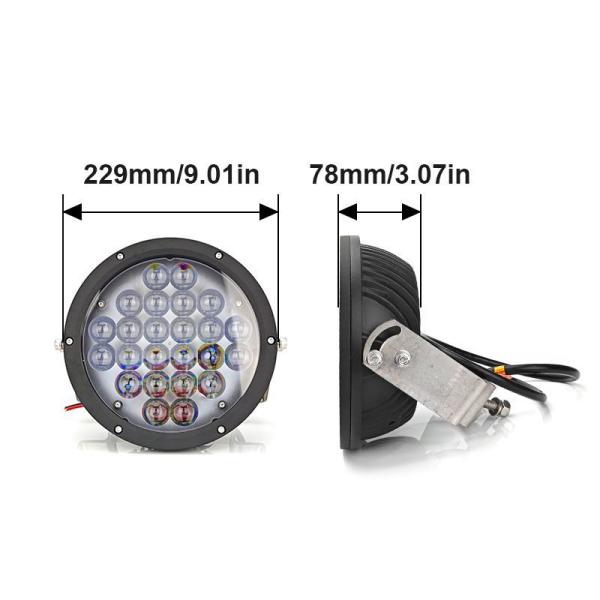 PC Lens Material Overhead Crane Safety Spotlight 72/120W Hoist Crane Warning Light with Operating Voltage 10-48V DC