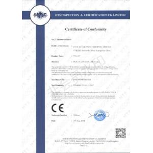 Lyln AV Equipment Company Limited Certifications