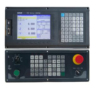 China Three Axis CNC Lathe Controller Panel Surpport ATC / PLC Function , 5MHz Output Frequency wholesale