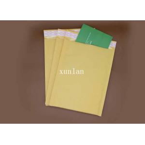 Buy cheap Yellow Matte Shipping Bubble Mailers Plastic Waterproof For Garment from wholesalers