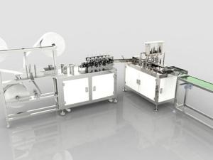 China Automatic Non Woven Face Mask Making Machine Computer PLC Programming Control wholesale