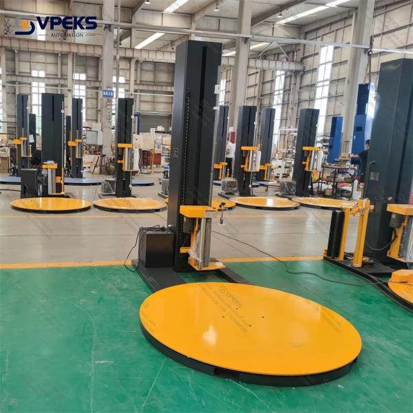 Single Phase Wrapping Machine For Pallets 110mm Semi Automatic