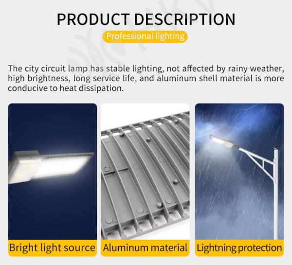 6500K Led Street Light Wall Mounted Anti Vibration Waterproof Night Light SMD3030