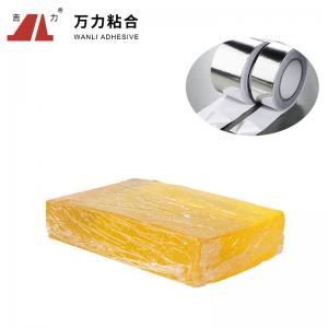China 10000 Cps Solid Yellow Hot Glue Aluminum Foil Hot Melt Adhesive Tape TPR-7350 wholesale
