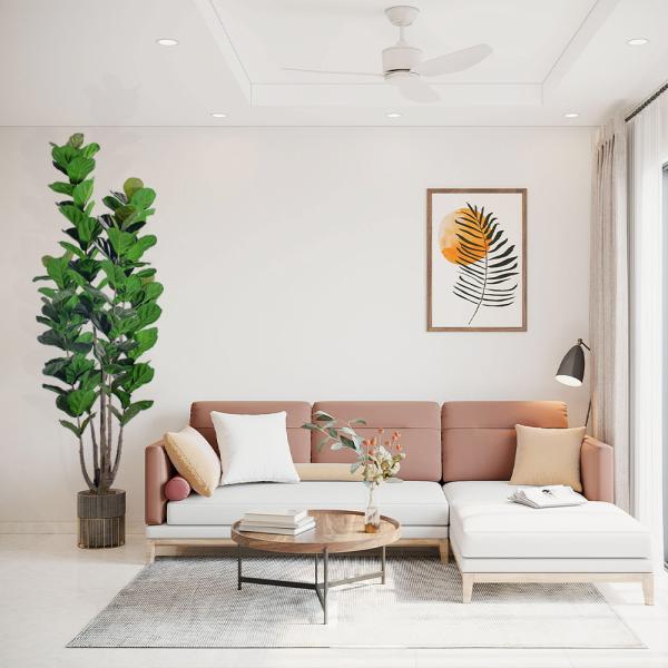 Wholesale Artificial Plants Suppliers Multi-Stem 7.3ft 8.6ft Faux Fiddle Leaf Fig Tree For Home Living Room Office Decor