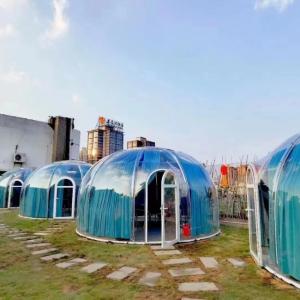 Easy Building Transparent Igloo Tent Diameter 5m For Leisure Facilities