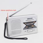 China Sliver Color Mini Pocket AM FM Radio With Speaker Support OEM wholesale
