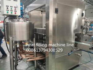 China 3KW 5000 Bottles / Hour Hair Wax Hot Filling Machine wholesale
