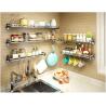 Buy cheap Multi Function Wall Shelves For Kitchen Storage , Seasoning Kitchen Wall Hanging from wholesalers