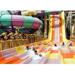 Professional Design High Speed Slide Water Park Equipment With Multi Color