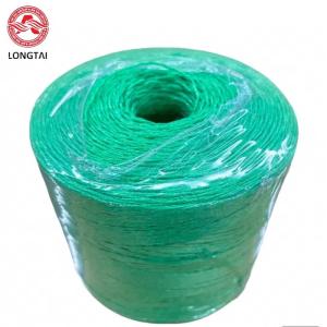 China High strength Green Fibrillated Polypropylene Greenhouse Twine T1800 1kg Bobbin wholesale
