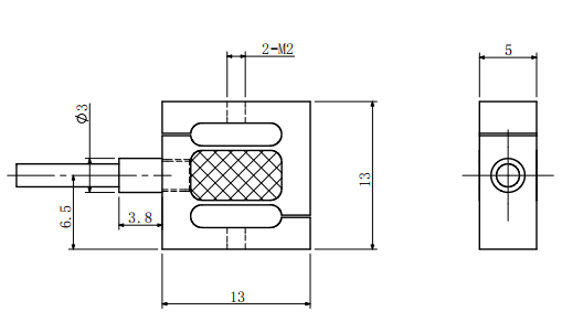FA301 5-200N Stainless Steel S Type Load Cell S Beam Transduce