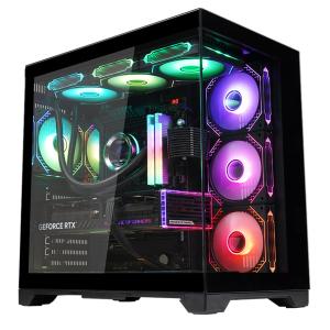 China Compact Gaming Case Made From Lightweight Materials Featuring Strong Storage Expandability Efficient Heat Dissipation 7 Slots wholesale