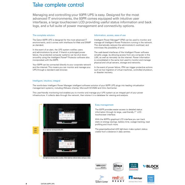 Eaton UPS uninterruptible power supply 5KVA-11KVA online rack tower interchangeable voltage stabilizer ups 220v