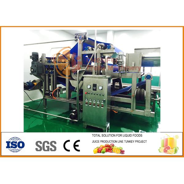 5T/H Dried Apple Production Line / Pear Juice Processing Line Energy Saving